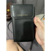 ราคา กระเป๋าสะพายข้างสีดำCHARLES & KEITH - Bags. Black wallet with a magnetic flap closure (26909019774)