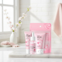 ราคา ชุดสกินแคร์ Sakura 3 ชิ้น: ครีมทาหน้า, อายครีม, เอสเซนส์ (43922323726)