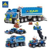 ราคา KAIZI บล็อกรถบรรทุกเมืองอิฐ 163PCS รถบรรทุก DIY ของเล่นเพื่อการศึกษาสำหรับเด็ก เลโก้ ตัวต่อเลโก้ เลโก้รถ DIY สำหรับเด็ก (6853933091)