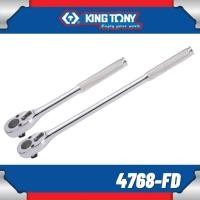 ราคา KING TONY ประแจด้ามฟรีหัวไข่หัวบาง ด้ามเหล็ก ขนาด 1/2" ยาว 10" - 15" No.4768-10FD - 4768-15FD (42519139769)