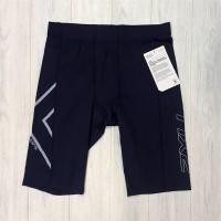 ราคา (ของแท้) 2XU Mens Hyoptik Compression Shorts กางเกงรัดกล้ามเนื้อขาสั้น รุ่น Hyoptik สีดำโลโก้เงินสะ (24090180314)