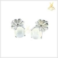 ราคา ต่างหูมุกดาหาร ต่างหูมูนสโตน เงินแท้ (5278043441)