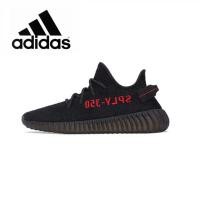 ราคา adidas originals Yeezy Boost 350 V2 black and red letters for men and women (23778884629)