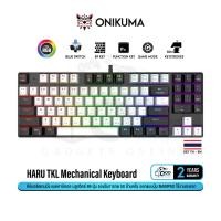 ราคา ONIKUMA HARU TKL Mechanical Keyboard [Blue-SW] คีย์บอร์ดเกมมิ่ง 89 ปุ่ม พร้อม Nampad #Qoomart (18169168078)