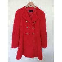 ราคา เสื้อโค้ทผ้าวูลสีแดง (1776936480)