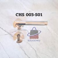 ราคา Soligen มือจับประตูสแตนเลส CHS 003-S01 มือจับประตู Soligen Rosette / มือจับประตูโรงแรม / ล็อคประตูแยก / มือจับประตูสแตนเลส SS (40220803159)