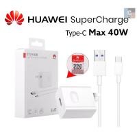 ราคา ชุดชาร์จHuawei 40W Super Charge ของแท้ สายชาร์จด่วน หัวชาร์จด่วน TypeC 5A. ชาร์จด่วน P30 P30Pro Mate20 Mate20X Mate20Pro (24035878427)