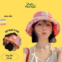 ราคา หมวกกันแดดสวยๆสําหรับผู้หญิงหมวกบักเก็ตดอกไม้2ด้านน่ารัก (29986045663)