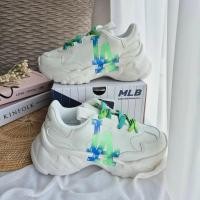 ราคา พร้อมส่งไซส์36.5eu MLB Bigball Chunky A Gradation Classic Monogram Los Angeles Dodgers รองเท้าสีขาว โลโก้ LA (17596953614)