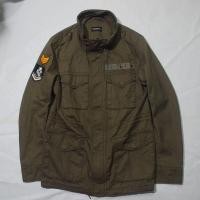 ราคา Edwin Army Military เสื้อแจ็คเก็ตเสื้อคลุมสีเขียวมะกอก - L (18919057563)