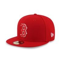 ราคา NEW ERA หมวก รุ่น BOSTON RED SOX OUTLINE SCARLET 59FIFTY CAP (26960024798)