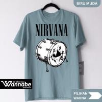 ราคา เสื้อยืดวง NIRVANA 20 SIZE S - 7XL BIGSIZE JUMBO BIG SIZE & CHILDRENS เสื้อยืด 2 - 13 ปี PREMIUM READY (43422656996)