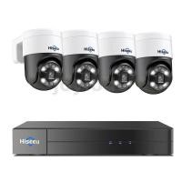 ราคา Hiseeu PK-4YHD985 กล้อง IP WiFi 5MP AI การติดตามมนุษย์สัญญาณเตือนสัญญาณเสียงสองทาง 270° กระทะ90° Tilt IP66 กันน้ํา PoE ระบบรักษาความปลอดภัยกลางแจ้งในร่ม EU Plug (29790146269)