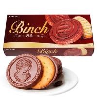 ราคา พร้อมส่ง✅ถูกที่สุดล๊อตเต้ บิสกิตช๊อกโกแลต빈츠 Korea Lotte Binch Chocolate102กรัม (7796688442)