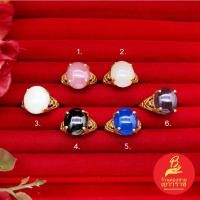 ราคา แหวนงานดิบทองเหลืองฝังพลอย สีนิลดำ แซฟไฟร์ ไพลิน งานดิบ ทองเหลืองโบราณ ใส่ได้ทุกโอกาส งานสวย พร้อมส่ง (23289300230)