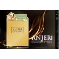 ราคา ANJERI Facial Mask ของแท้100% แผ่นมาส์กหน้าแอนเจอรี่ 1 กล่อง (10 ซอง ) ลดตีนกา หน้าเด้ง ผิวขาวใส ออร่า กระจ่างใส (5048728228)
