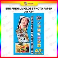 ราคา กระดาษภาพถ่ายเคลือบเงา HP A3+ / A3 plus Premium - SUN Premium Gloss Photo Glossy Paper หนา 120, 210, 240, 265 แกรม (รองรับ epson/canon/โทรศัพท์/brother ori (สีย้อม) - 664, 003, 673, 001) (44070513188)