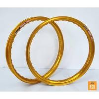 ราคา วงล้ออลูมิเนียม DKEI (ดิ เค อิ) ขอบ 17 - 1.20 ทรงยกขอบ - สีทองเข้ม จำนวน 2 วง #ล้อ 1.20x17 ทรงยกขอบ (13257184950)