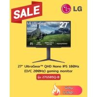 ราคา [ผ่อน0%10ด] LG 27” UltraGear™ QHD Nano IPS 180Hz monitor 27GS85Q-B (ชลบุรี ส่งฟรี) (24792394250)