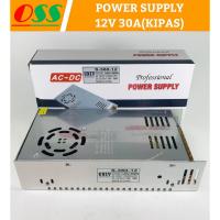 ราคา พาวเวอร์ซัพพลาย 12V 30A / PSU 12V 30A SMPS TRANSFORMER SWITCHING POWER + พัดลม (43970819273)
