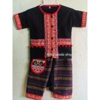 ราคา ชุดเด็กดอย ชุดพื้นเมืองเด็กกระเป๋าปักกางเกง (984908954)