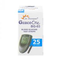 ราคา แผ่นตรวจน้ำตาล ใช้กับเครื่องตรวจน้ำตาลในเลือด GLUCO ONE รุ่น BG-03 (26211144529)