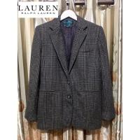 ราคา RALPH LAUREN wool blazer suit size 8 เบลเซอร์ สูท สูททำงาน ลายสก็อต ทรงบอย ผ้าวูลทอหระดุมอะไหล่ครบ สวยๆ (15185306670)