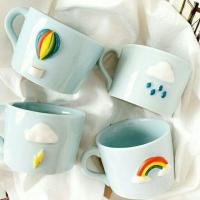 ราคา แก้วกาแฟ งานแฮนด์เมค สีพาสเทล (648421317)