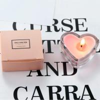 ราคา ของชำร่วยราคาถูก ของชำร่วยน่ารักๆ❤️CY-002 ❤️เทียนหอมรูปหัวใจ บรรจุแก้วใสรูปหัวใจกลิ่นกุหลาบ (2453555876)