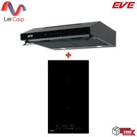ราคา (Eve) เครื่องดูดควัน HF-BK102TOUCH-60 + เตา induction 2 หัว แบบฝัง HB30-1FZ361/SC (43500953641)