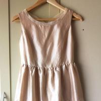 ราคา เดรสออกงานสีทองชายลูกไม้ (1498618440)