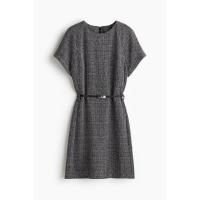 ราคา H&M(เอชแอนด์เอ็ม) เดรสคาดเข็มขัด Women Belted dress 1299991_1 (40672159327)