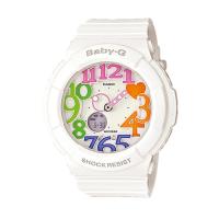 ราคา Casio Baby-G นาฬิกาข้อมือผู้หญิง สายเรซิ่น รุ่น BGA-131-7B3 - สีขาว (445310246)