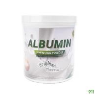 ราคา ผงโปรตีนไข่ขาว อัลบูมิน รสออริจินอล 400 กรัม [1 กระปุก] | DP&S Albumin White Egg Powder 400 g (41851656962)