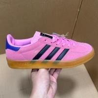 ราคา Adidas Gazelle Indoor Pink Low Women & รองเท้าผ้าใบผู้ชาย (42773042857)