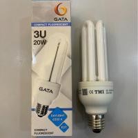 ราคา หลอดตะเกียบ 3U 20W ขั้ว E27 แสงแสงขาว (25563688096)