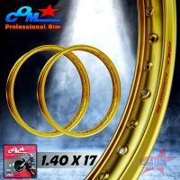 ราคา ล้อ COM 1.40 X 17 รางน้ำ จำนวน 2 วง วงล้อคอม ทรง รางน้ำ ขนาด 1.40 ขอบ 17 ของแท้ การันตีของแท้ 100% วงล้ออลูมิเนียม ราคาพ (4217239781)