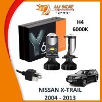 ราคา NISSAN X-Trail 2004 - 2013 LED ไฟหน้าหมอกรถ LED Mini โปรเจคเตอร์ H4 LED ไฟหน้าโปรเจคเตอร์ 55W 6000K (43965702624)