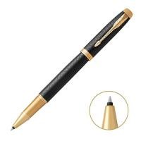 ราคา [แกะสลักฟรี + 2refill + 1Gift Box ] Parker IM l Premium Black Gold Trim Rollerball Pen l Medium l FP (25429507688)