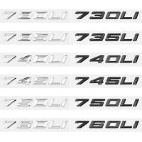 ราคา ABS สําหรับ BMW 7 Series รถด้านหลังตัวอักษรโลโก้ป้ายสติกเกอร์สัญลักษณ์ 730Li 735Li 740Li 745Li 750Li 760Li E38 E65 E66 F01 F02 (43305671239)