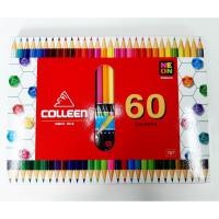 ราคา COLLEEN NEON สีไม้ ดินสอสีคอลลีน 30 แท่ง 60 สี / 60 สี 60 แท่ง นีออน (24461680543)