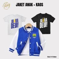 ราคา เสื้อแจ็คเก็ตเด็ก Persib สําหรับเด็กชายและเด็กหญิง + เสื้อยืด Champion สําหรับเด็กอายุ 2-12 ปี Persib Childrens Varsity Baseball (42872868167)