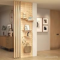 ราคา ฉากกั้นห้อง ฉากกั้นห้องนั่งเล่นไม้เนื้อแข็ง มาพร้อมเสาและชั้นวางของทางเข้า สร้างห้องที่ใช้งานได้จริง ทนทาน และสวยงาม (40654415997)