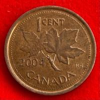 ราคา เหรียญแคนาดา Canada 1 cent ปี 2004 เหรียญต่างประเทศ (24709691874)