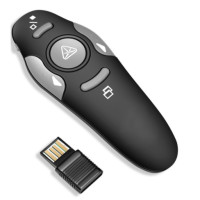 ราคา Wireless REMOTE Laser Pointer Presenter ตัวชี้ปากกา USB RF Universal Remote Control PPT Power Point Presentation (6538891213)