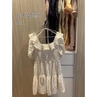 ราคา เดรสลายจุด FLAT2112 ผูกคอ (22652702820)