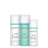 ราคา Proactiv 3 Step Acne Treatment - Benzoyl Permide Face Wash, Repairing Acne Spot Treatment for Face and Body, Exfoliating Toner - 30 Day Complete Acne Skin Care Kit (43973611563)