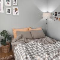 ราคา ปลอกหมอนผ้าฝ้ายลายสก็อตสไตล์ muji (5332973808)