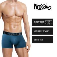 ราคา Mossimo (2 ชิ้น) Seluar Dalam Lelaki Mossimo Microfibre Spandex Shorty Brief ชุดชั้นใน - MUD0057S (23659419112)
