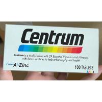 ราคา Centrum dietary supplement 100 เม็ด สูตรธรรมดา (20796447479)